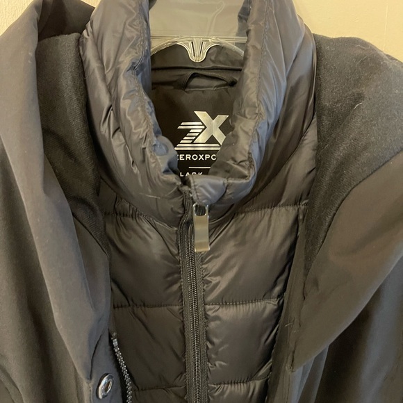 ZEROXPOSUR Black label layered coat. Perfect for winter π₯Ά βοΈ like new. π€ - Picture 5 of 13